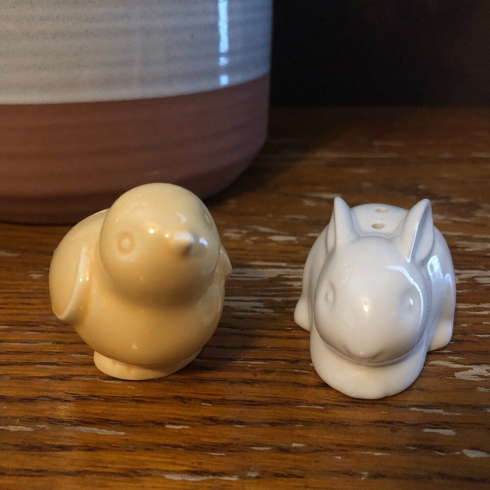 Bunny & Chick Salt and Pepper Shakers